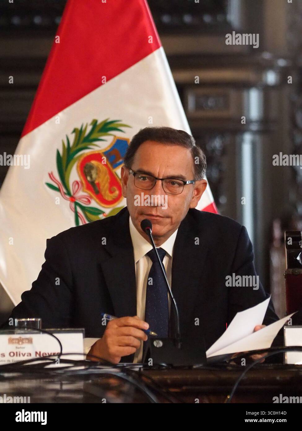 Peruvian Martin October 29, 2018 - Lima, Lima, Peru - Peruvian President Martin ...