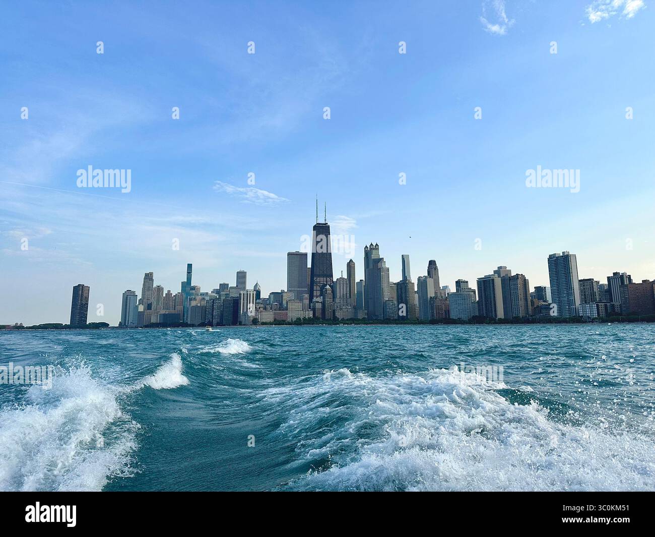 Chicago Skyline - Smartphone Captured Stock Image