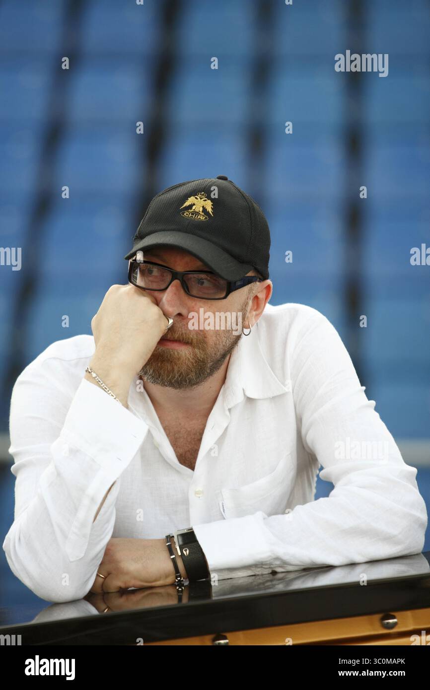 Mario Rantho The singer Mario Biondi (Mario Ranno) posing for a photo shooting at ...