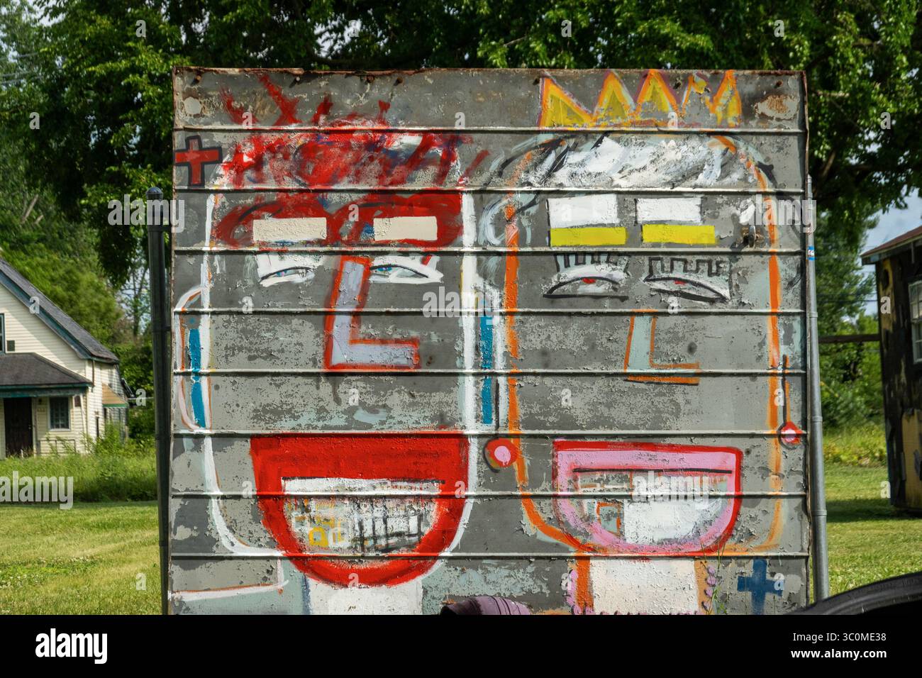 Heidelberg project in the McDougall Hunt neighborhood of Detroit Michigan Stock Photo
