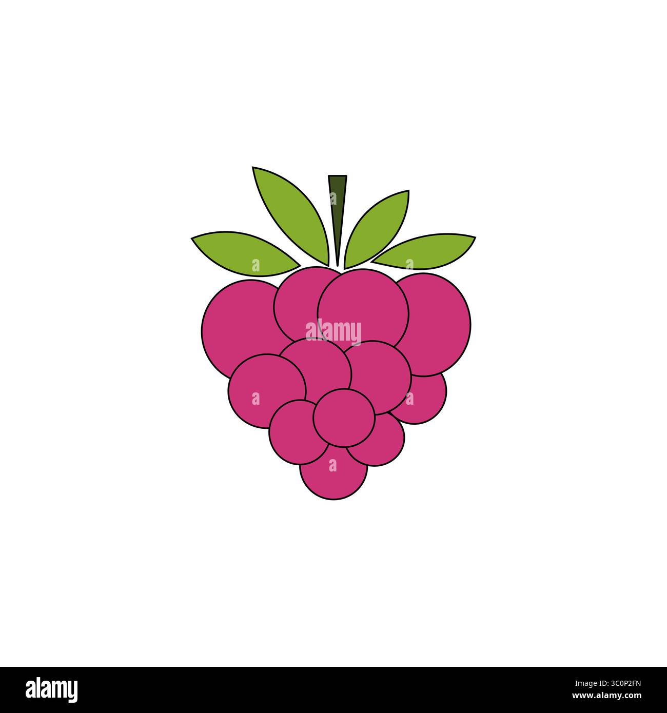 Raspberry fruit icon. Fresh berry symbol. Natural food Vector. Sweet ...