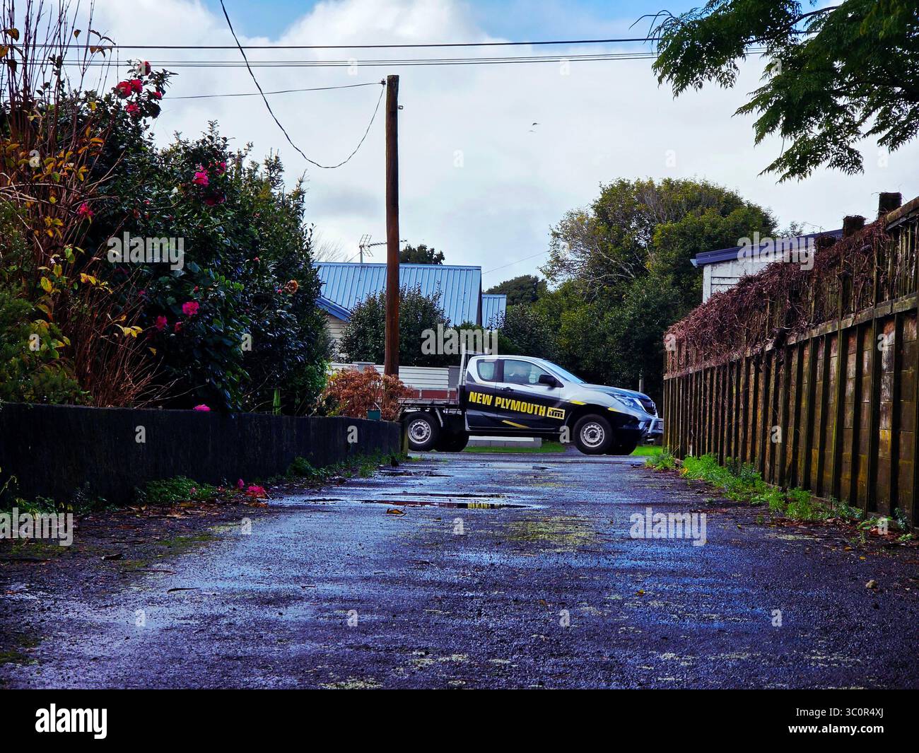 New Plymouth cityscape - Smartphone Captured Stock Image