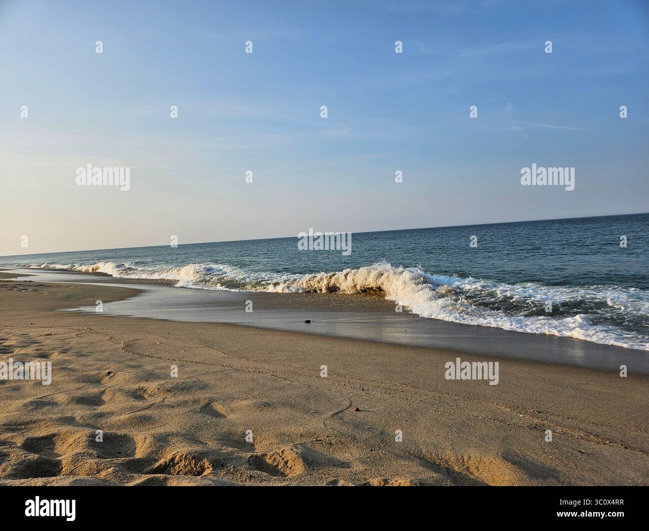 Cape Cod Beach- Atlantic Ocean - Smartphone Captured Stock Image