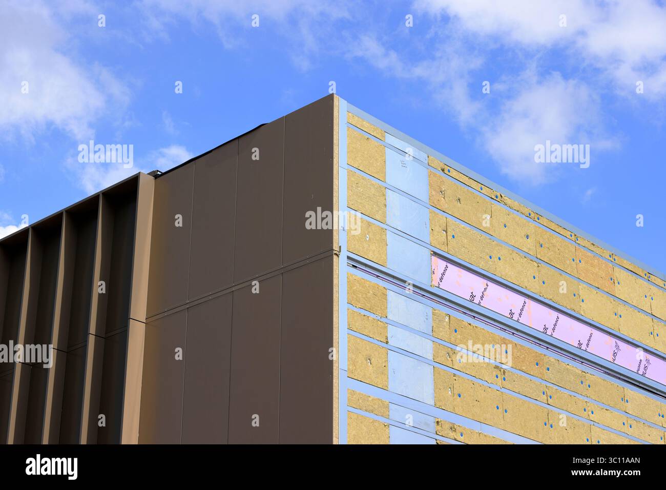 Radcliffe civic hub, rockwool thermal insulation, weather defence ...