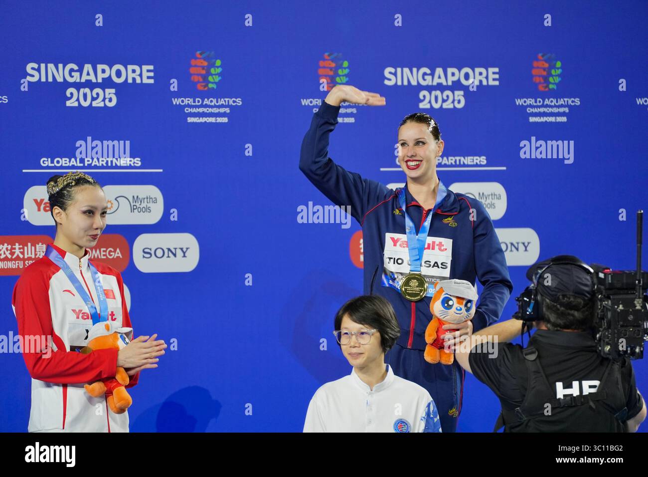 Singapore, Singapore. 22nd July, 2025. Medal ceremony of Tio Casas of ...