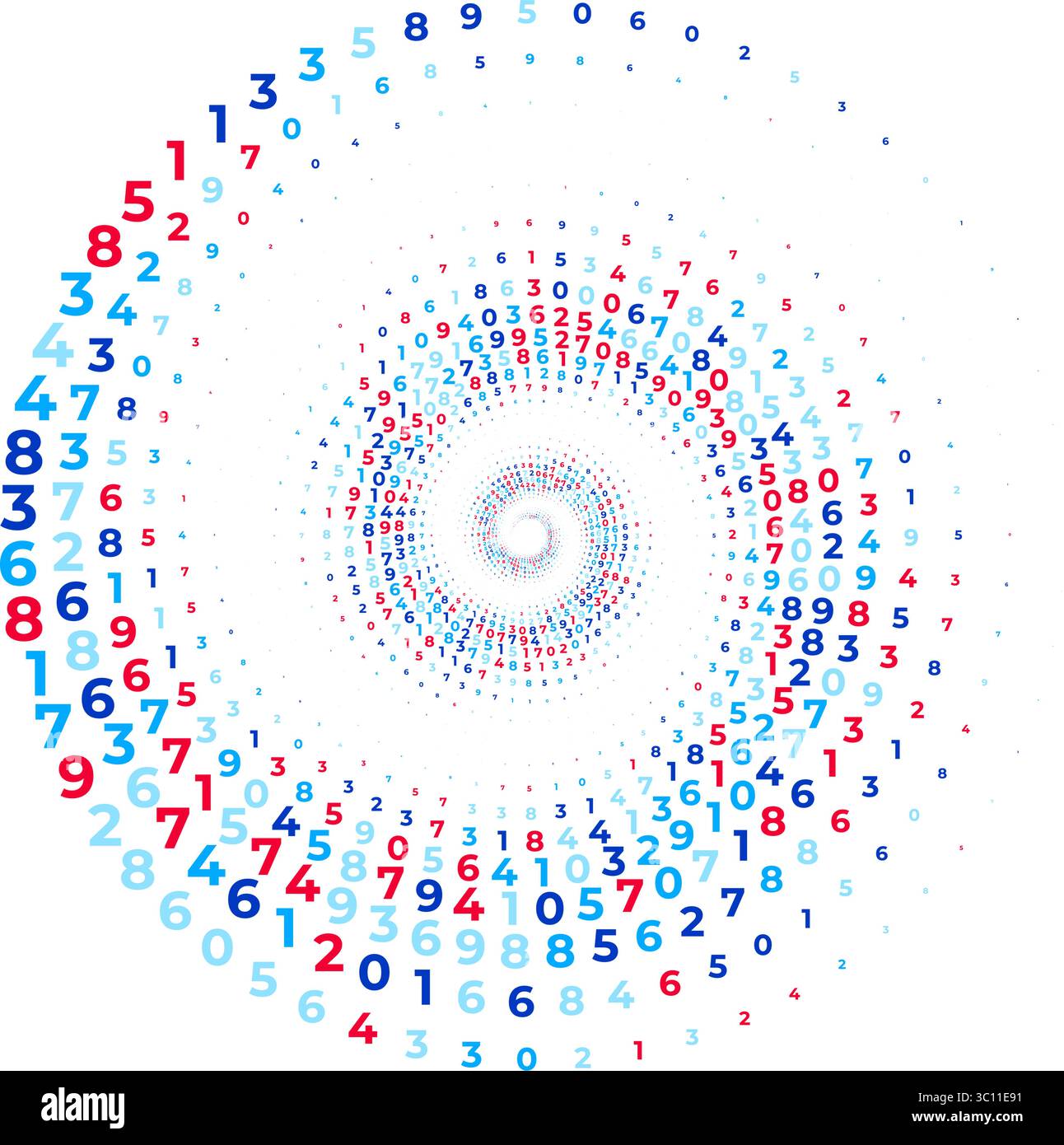 Random colorful circular concentric Stock Vector Images - Alamy