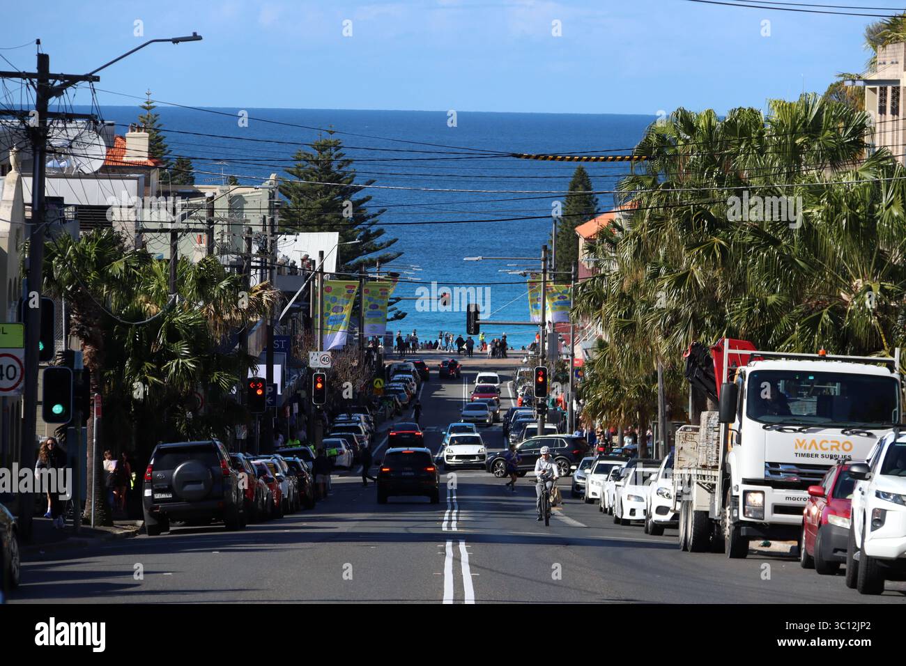 coogee beach in sydneys eastern suburbs australia Stock Photo