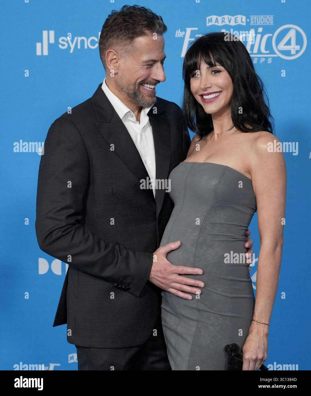 (L-R) Ioan Gruffudd and Bianca Gruffudd at the Marvel Studios' "THE