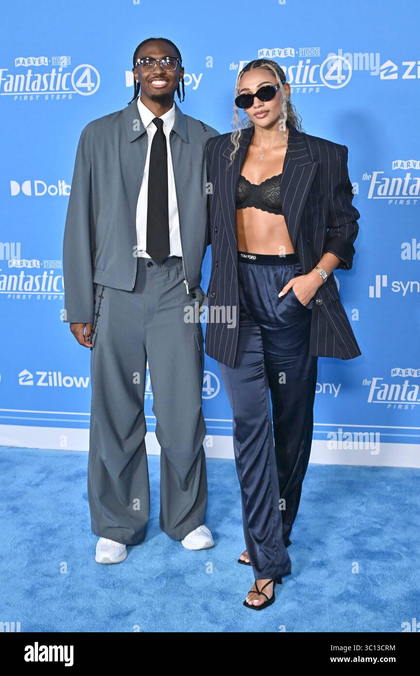 Tyrese Maxey mit Freundin Myra Gordon bei der Weltpremiere des ...