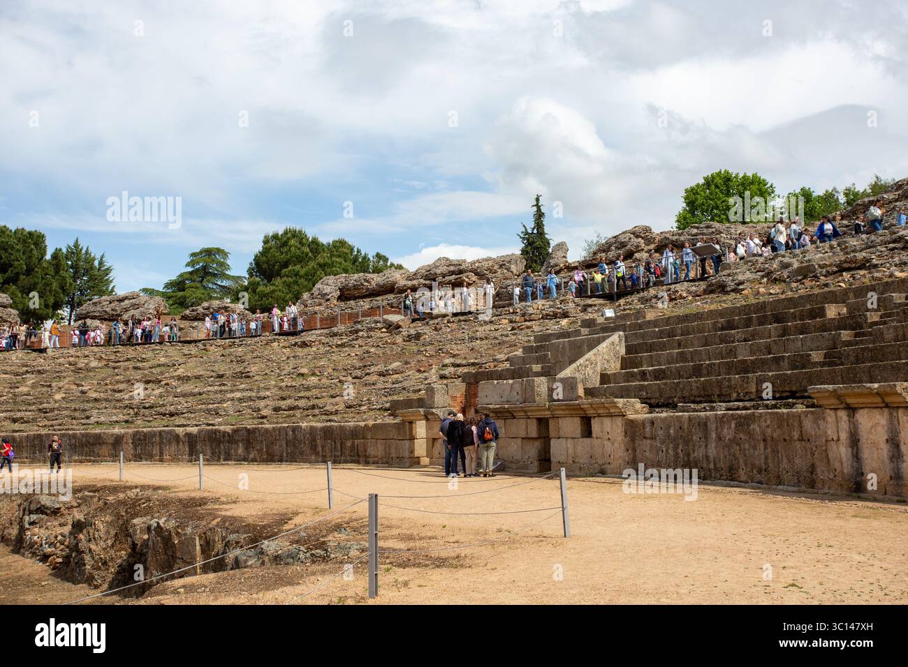 The Amphitheatre of Mérida is a Roman amphitheatre in the Roman colonia ...