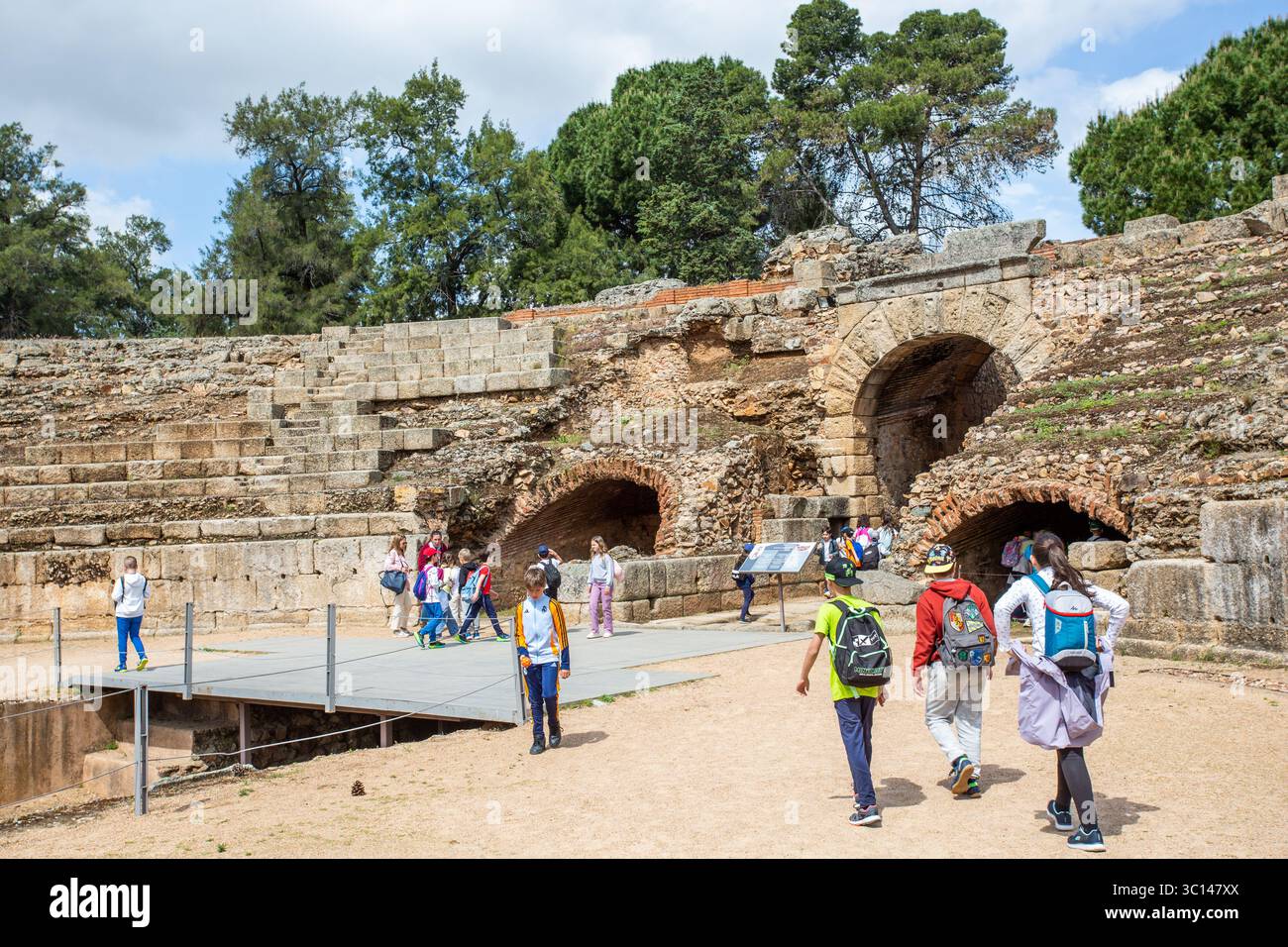 The Amphitheatre of Mérida is a Roman amphitheatre in the Roman colonia ...