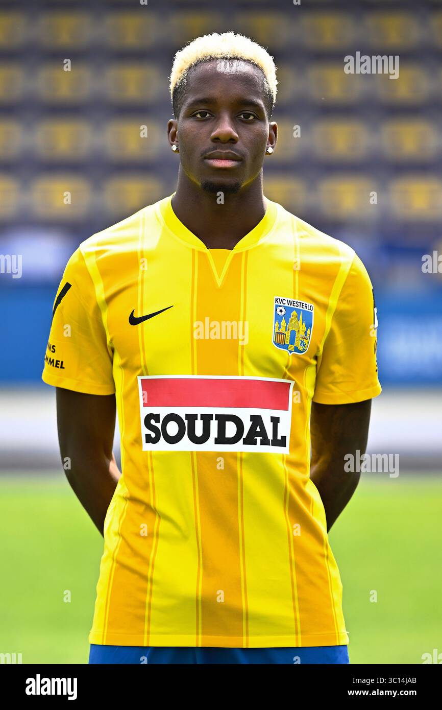 Westerlo's Adedire Mebude poses for a portrait picture at the 2025-2026 ...