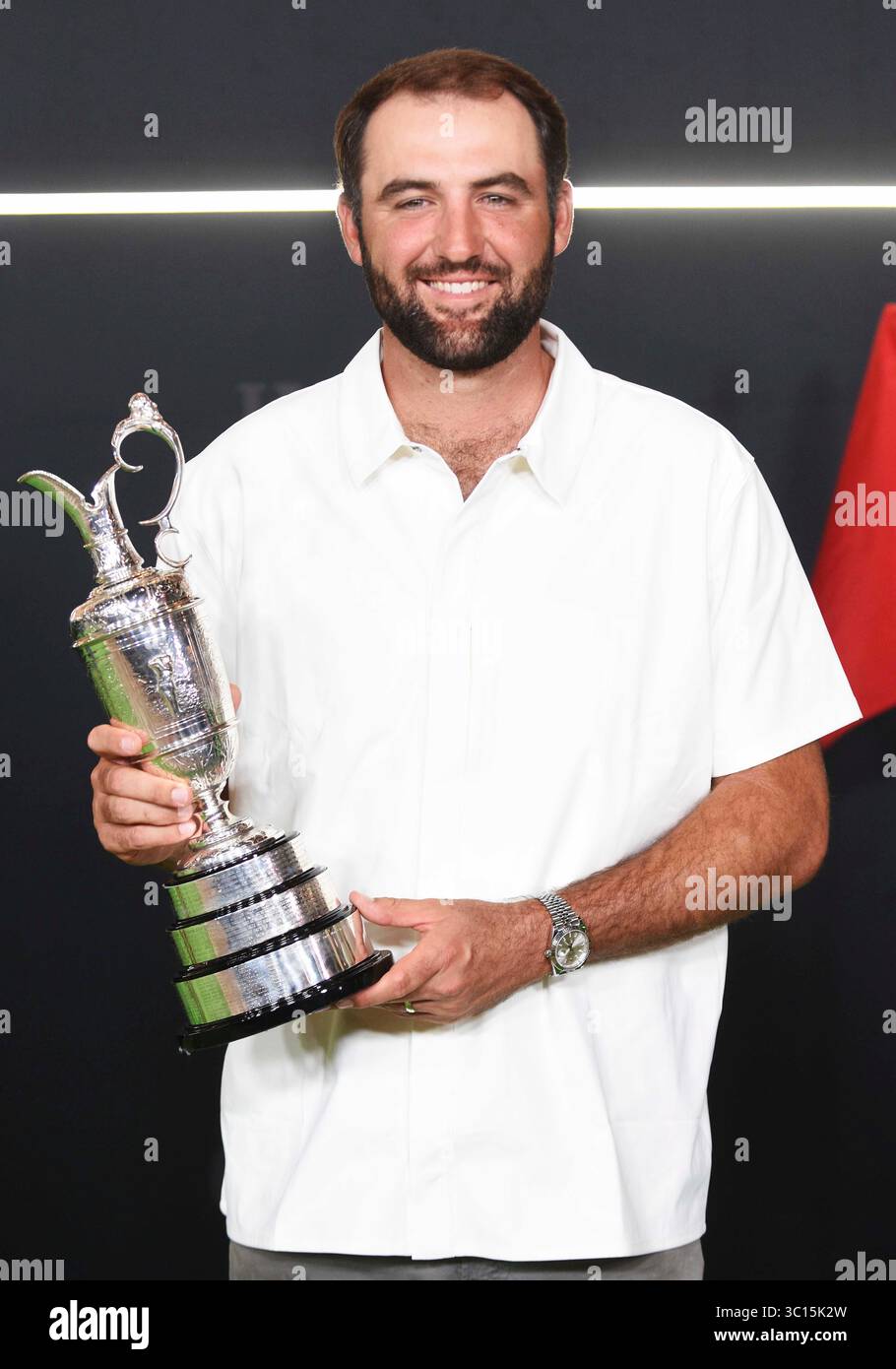 Max Scheffler Photo by: Patricia Schlein/STAR MAX/IPx 2025 7/21/25 Scottie Scheffler ...