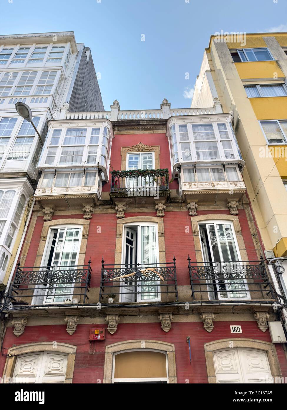 Rua Real, Ferrol, A Coruña province, Galicia, Spain - Smartphone Captured Stock Image