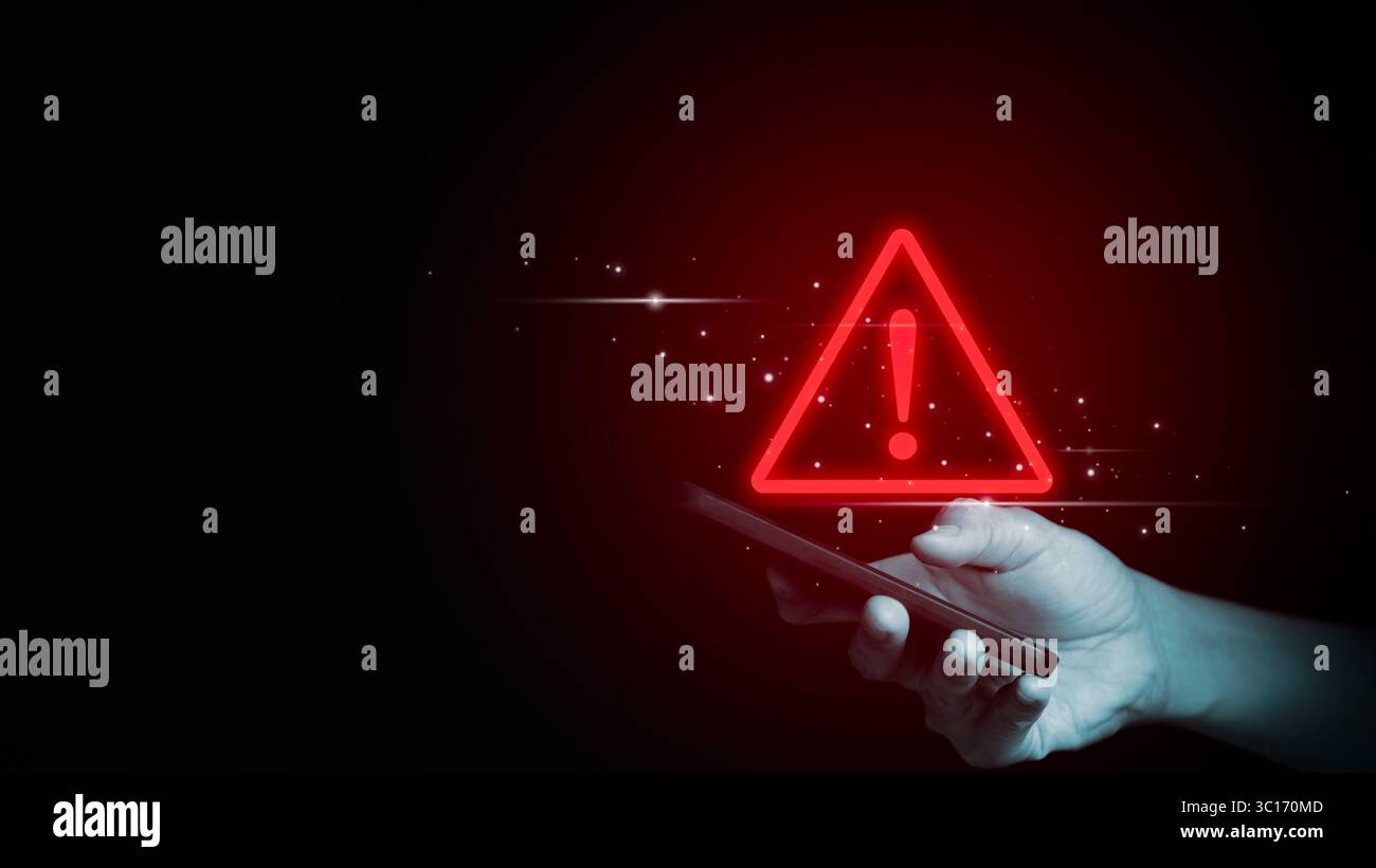 Cybersecurity concept. User privacy security encryption, Secure internet access Future technology and cybernetics, illegal connection, Stock Photo