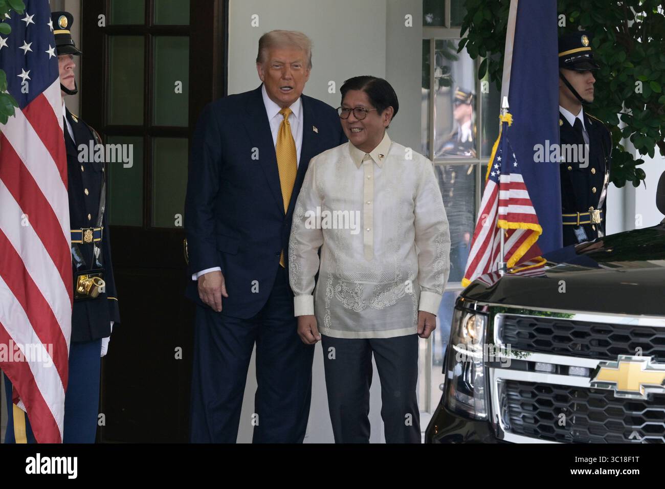 US President Donald Trump and President of the Republic of the ...