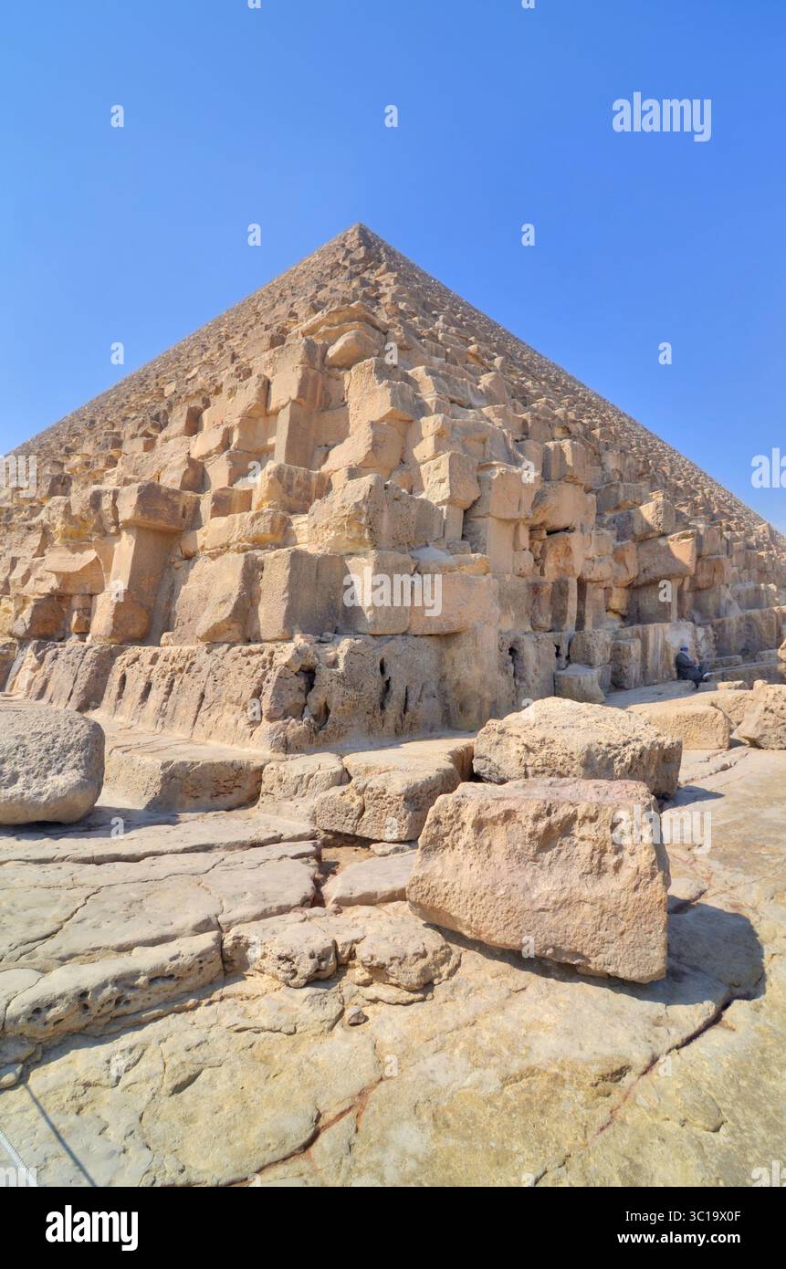 The Great Pyramid of Giza, the largest Egyptian pyramid which served as ...