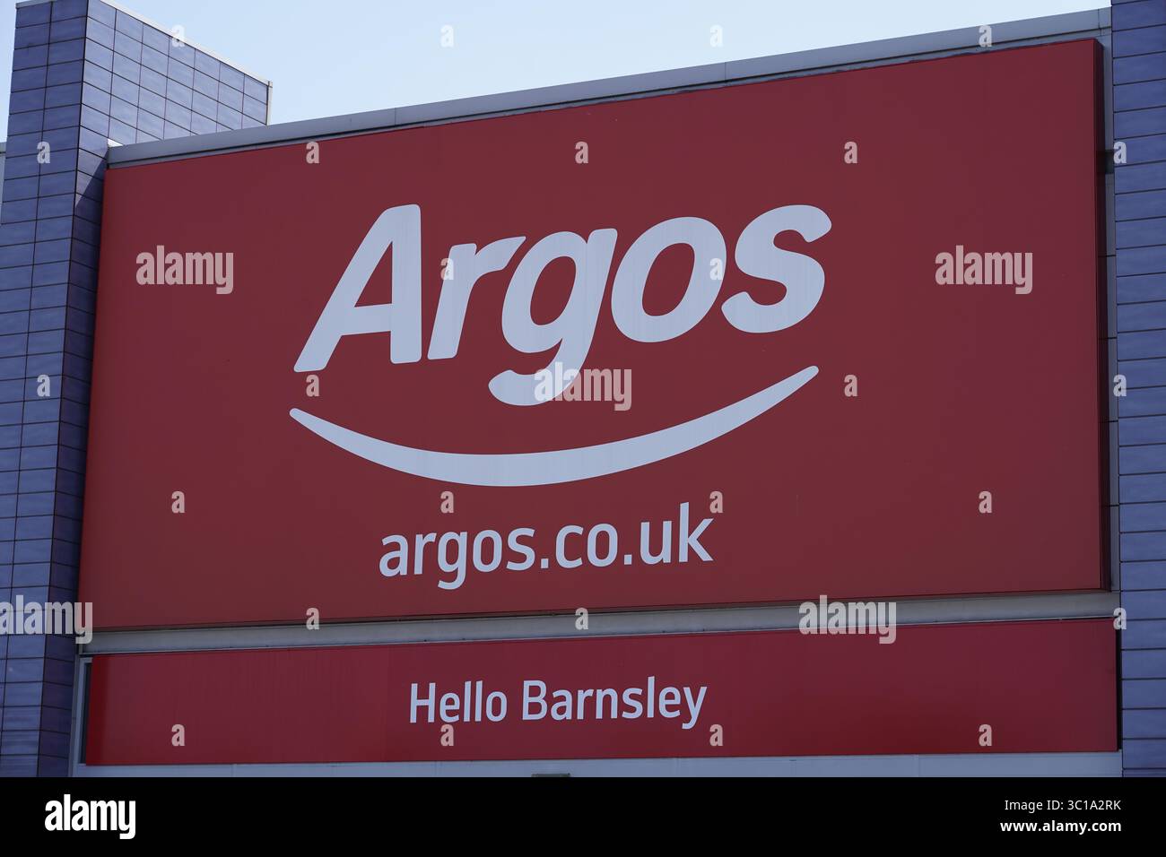 Argos Corporate logo signs in Barnsley, South Yorkshire, United Kingdom ...