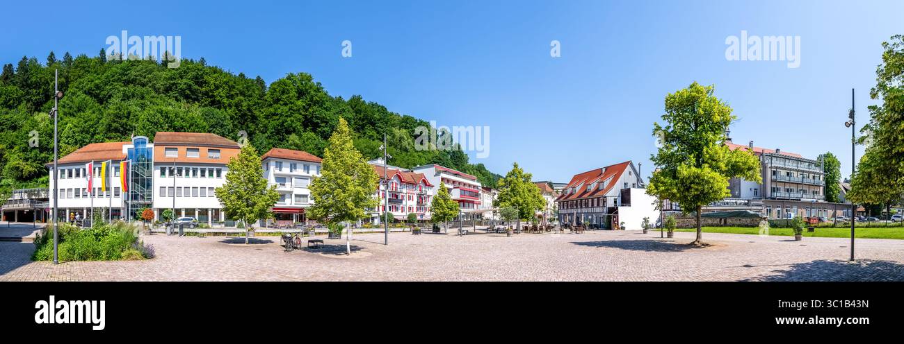 Old city of Bad Herrenalb, Black Forest, germany Stock Photo