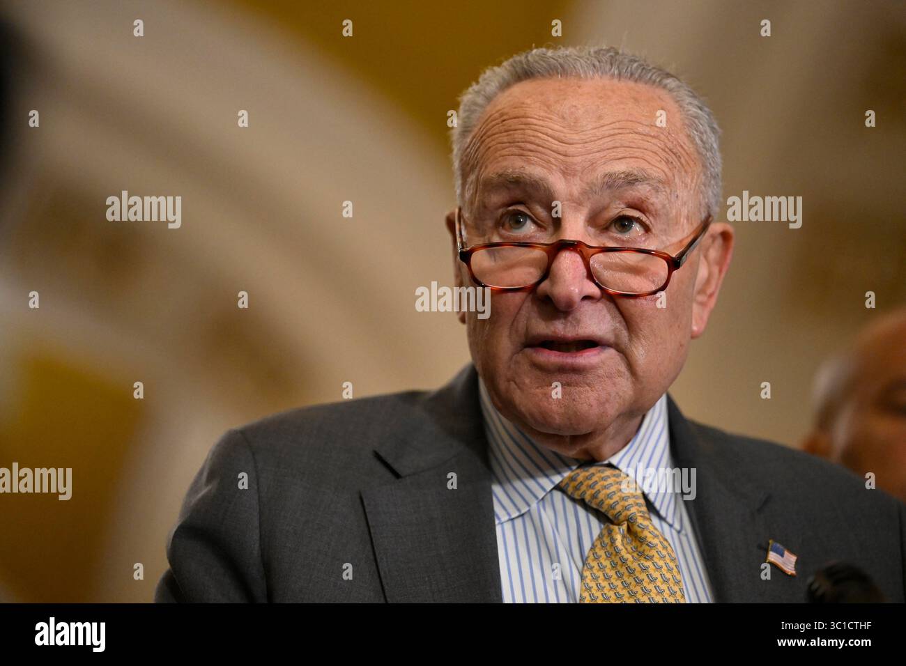 United States Senate Minority Leader Chuck Schumer (Democrat of New ...
