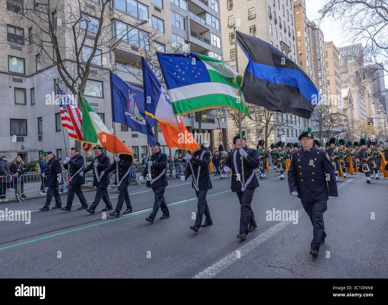 NYPD Flagge – New York City Police Department, Polyester, 3 X 150 Cm, Für Outdoor & Indoor