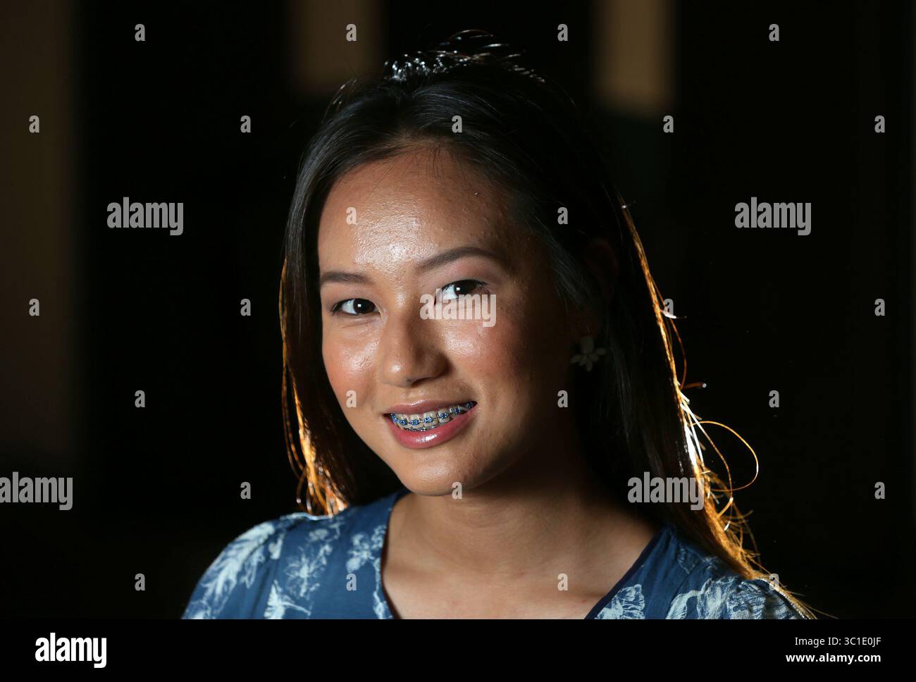 Sept. 3, 2015 - St. Paul, MN, U.S. - Panhia Her is a student at the St. Catherine University. / St. Paul, MN / September 2, 2015 / 12:00 PM – Hmong refugees began arriving in Minnesota in 1975, having to learn a new language, culture and ways to earn a living. But the Hmong millennials are the first generation in which Minnesota is not an adopted home. They sometimes refer to themselves as Hmong 2.0, for the majority born in the us. Panhia Her is a student at the St. Catherine University. (Credit Image: Jim Gehrz/Minneapolis Star Tribune/TNS via ZUMA Wire) Stock Photo