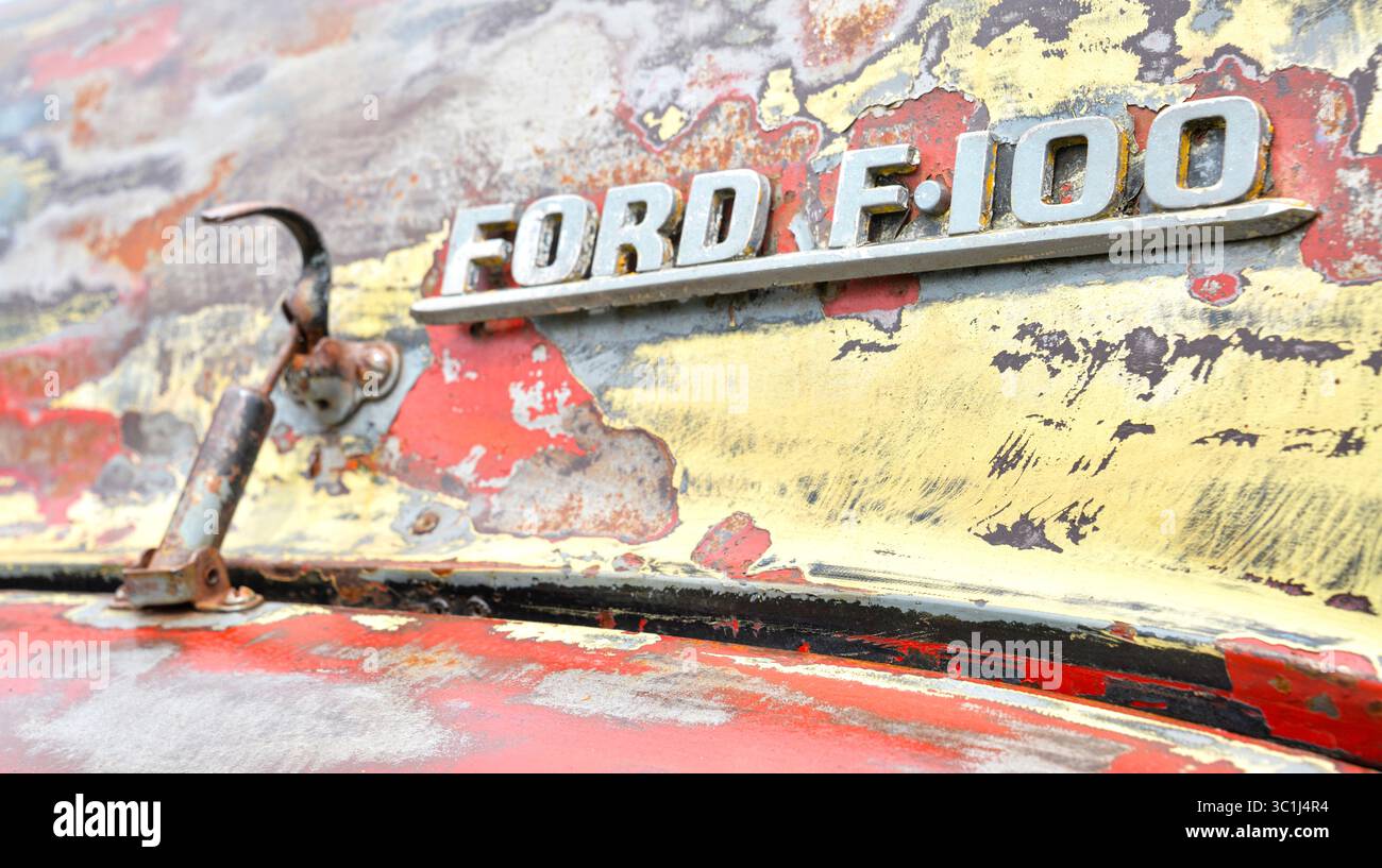 Ford F100 at a car show Stock Photo - Alamy