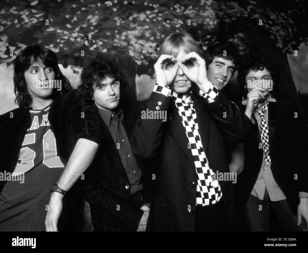 October 3, 2017 - TOM PETTY and the Heartbreakers at TV Studio in Amsterdam, Netherlands 1978...Exclusive . (Credit Image: © Barry Schultz/ZUMA Wire) Stock Photo