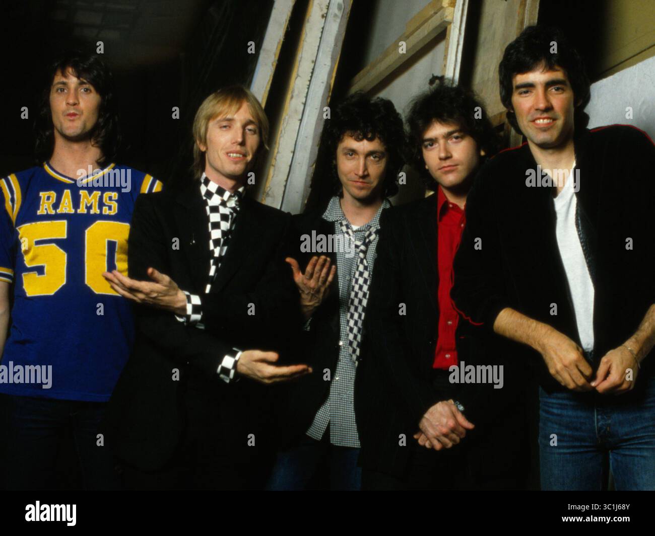 October 2, 2017 - TOM PETTY and the Heartbreakers at TV Studio in Amsterdam, Netherlands 1978...Exclusive . (Credit Image: © Barry Schultz/ZUMA Wire) Stock Photo