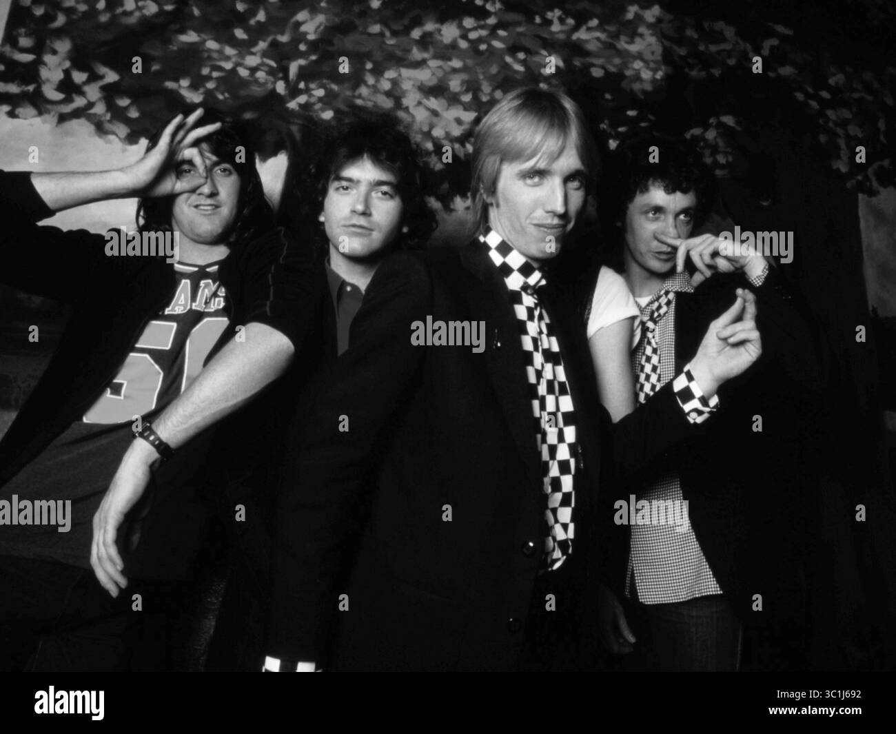 October 3, 2017 - TOM PETTY and the Heartbreakers at TV Studio in Amsterdam, Netherlands 1978...Exclusive . (Credit Image: © Barry Schultz/ZUMA Wire) Stock Photo