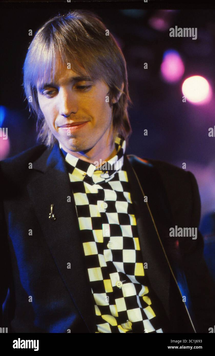 October 2, 2017 - TOM PETTY and the Heartbreakers at TV Studio in Amsterdam, Netherlands 1978...Exclusive . (Credit Image: © Barry Schultz/ZUMA Wire) Stock Photo