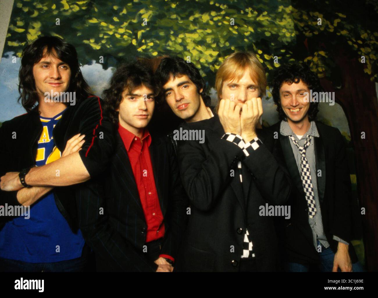 October 2, 2017 - TOM PETTY and the Heartbreakers at TV Studio in Amsterdam, Netherlands 1978...Exclusive . (Credit Image: © Barry Schultz/ZUMA Wire) Stock Photo