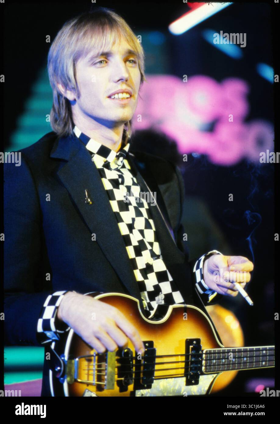 October 3, 2017 - TOM PETTY and the Heartbreakers at Rock Planet TV Studios in Amsterdam, Netherlands 1979..Exclusive . (Credit Image: © Barry Schultz/ZUMA Wire) Stock Photo