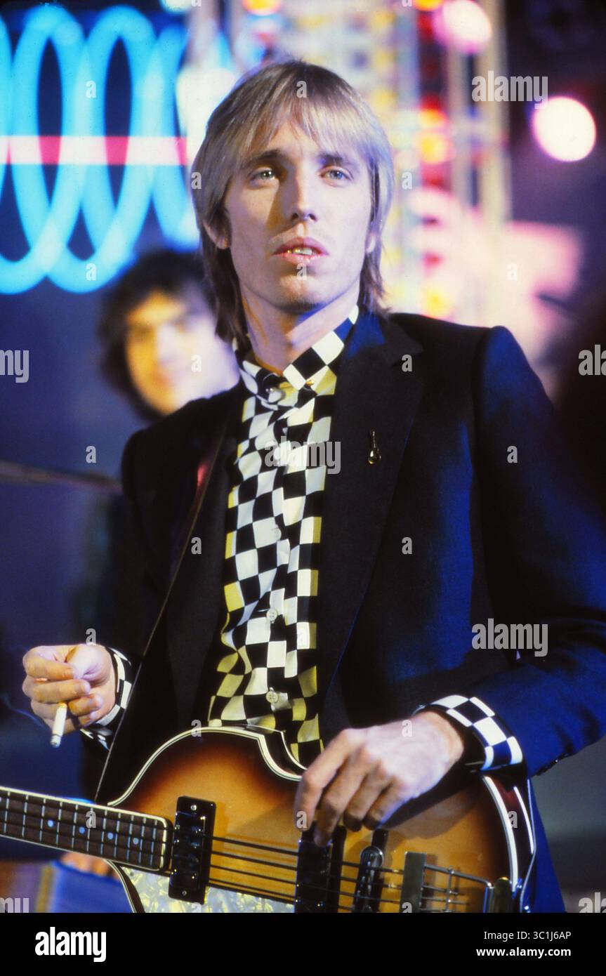 October 2, 2017 - TOM PETTY and the Heartbreakers at TV Studio in Amsterdam, Netherlands 1978...Exclusive . (Credit Image: © Barry Schultz/ZUMA Wire) Stock Photo