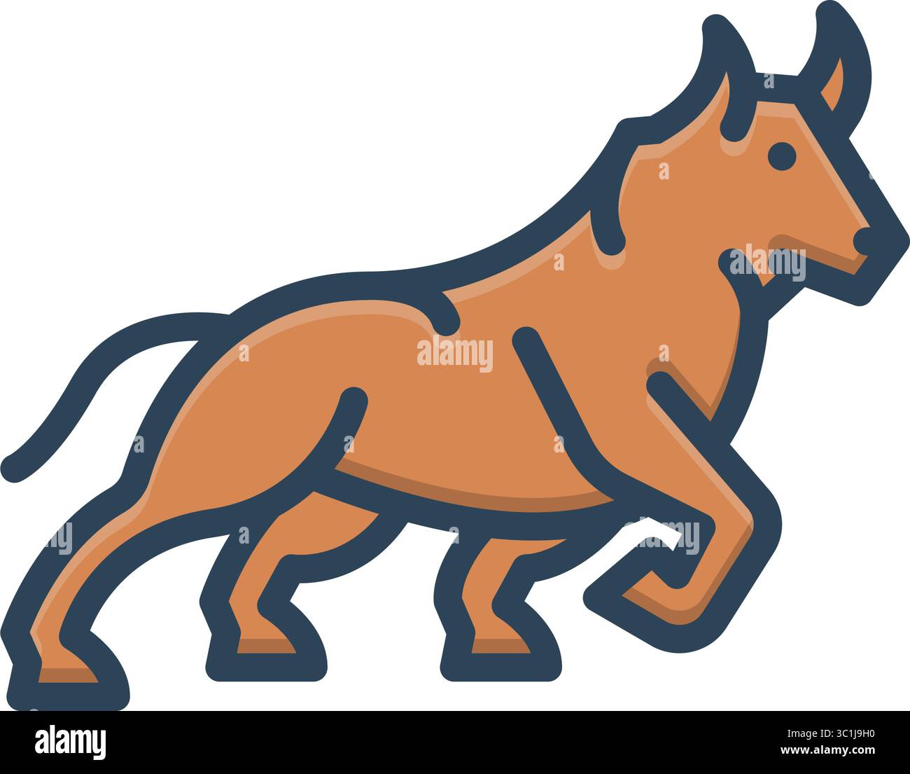 The year of the bull Cut Out Stock Images & Pictures - Alamy