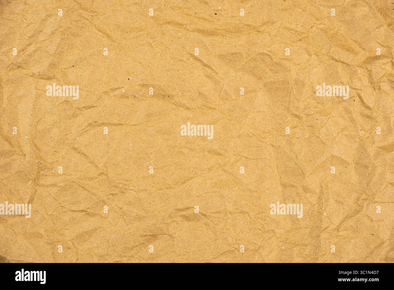 crumpled old parchment paper background Stock Photo