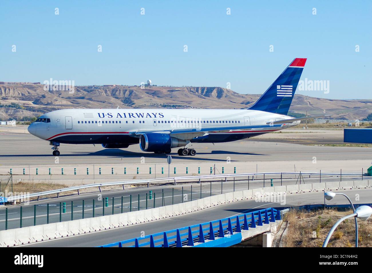 US Airways Boeing 767-200 with registration N246AY on short