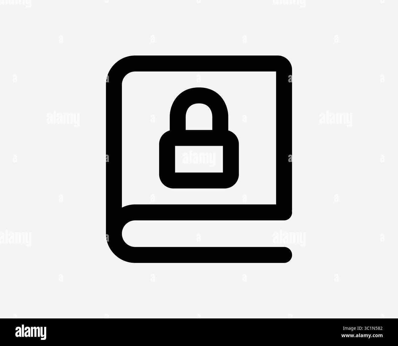 Lock Book Secure Classified Document Password Security Secret Padlock ...