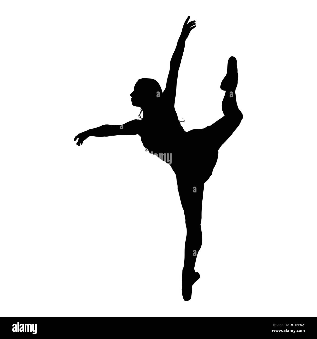 Female Silhouette In Studio Hi res Stock Photography And Images Alamy