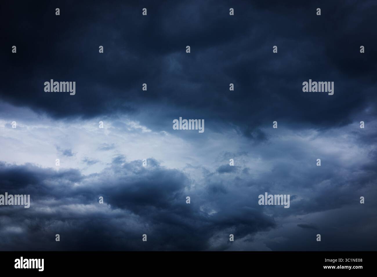 Beautiful sky. Gradient from dark blue to white Stock Photo