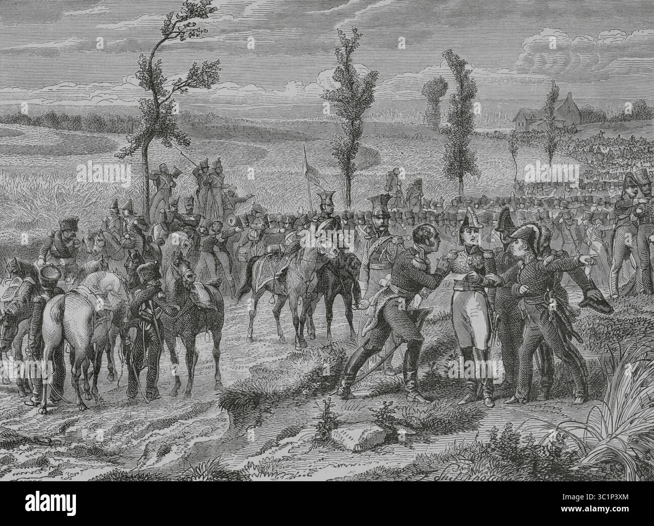 Battle of Waterloo. Combat that took place on 18 June 1815. Napoleon ...