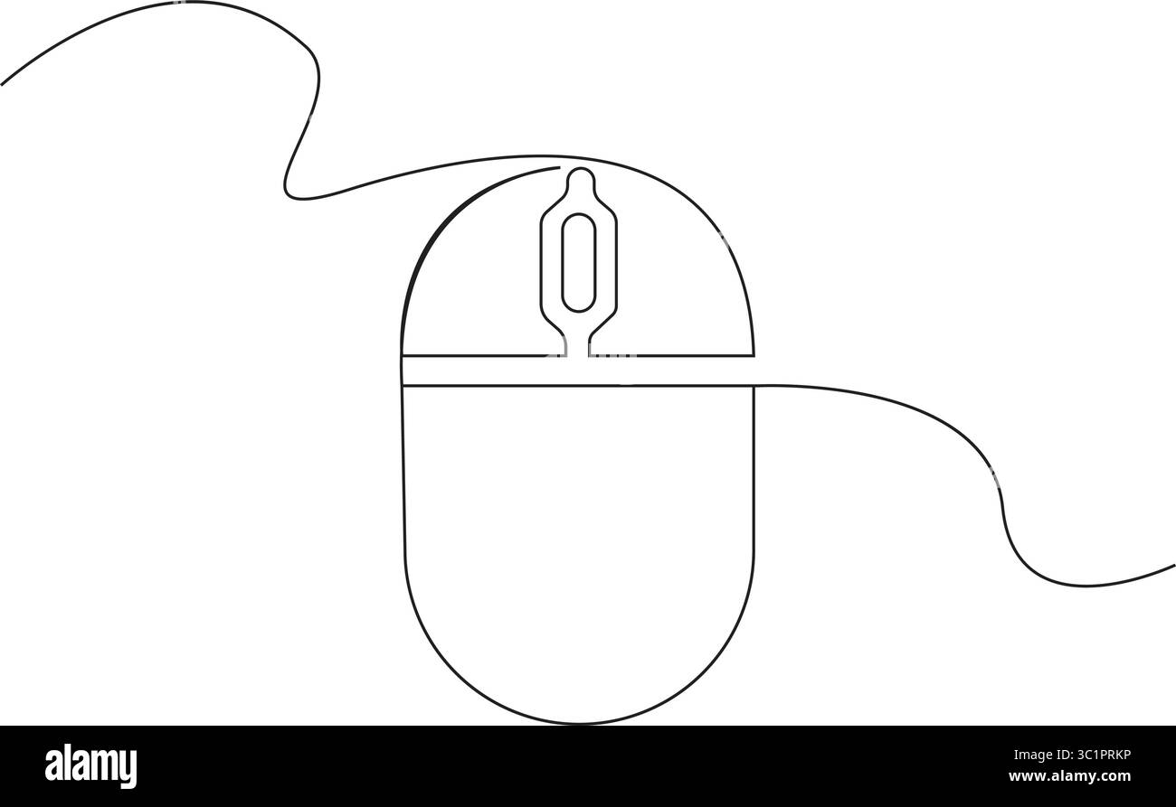 Sleek computer mouse icon Stock Vector Images - Alamy