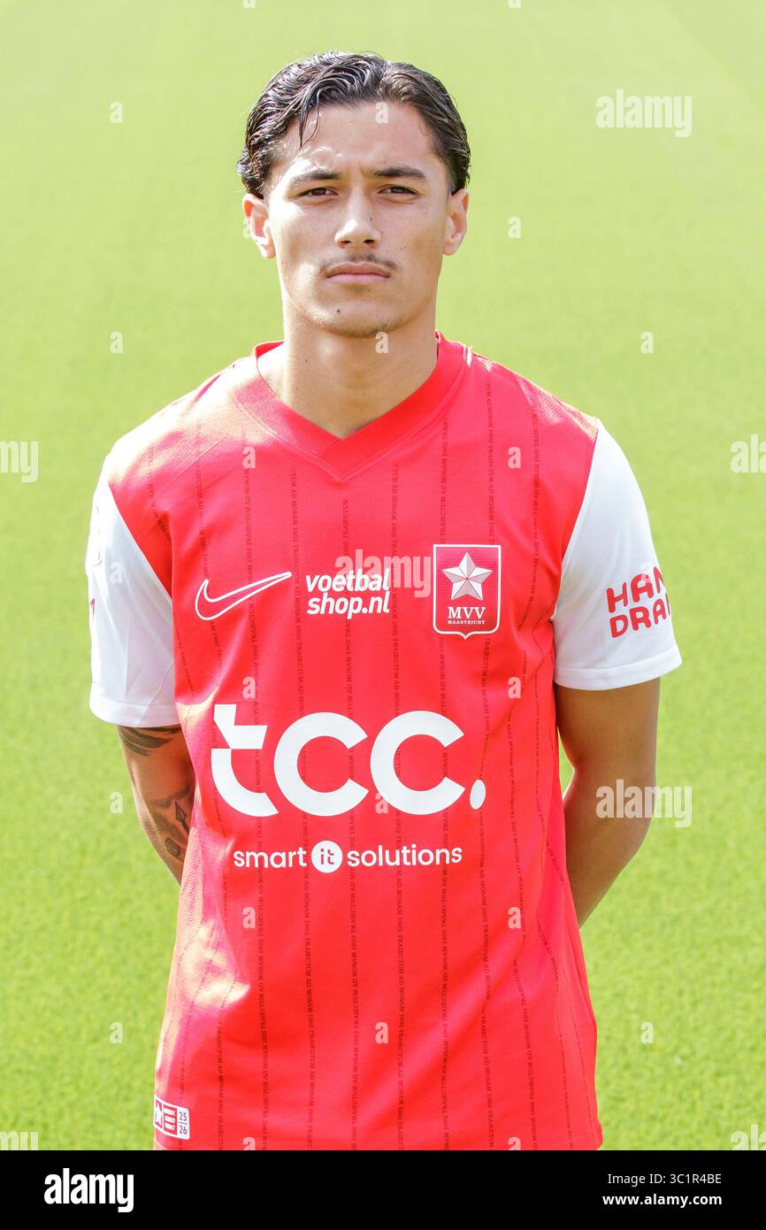 MAASTRICHT, NETHERLANDS - JULY 23: Djaro Tehubijuluw of MVV Maastricht ...