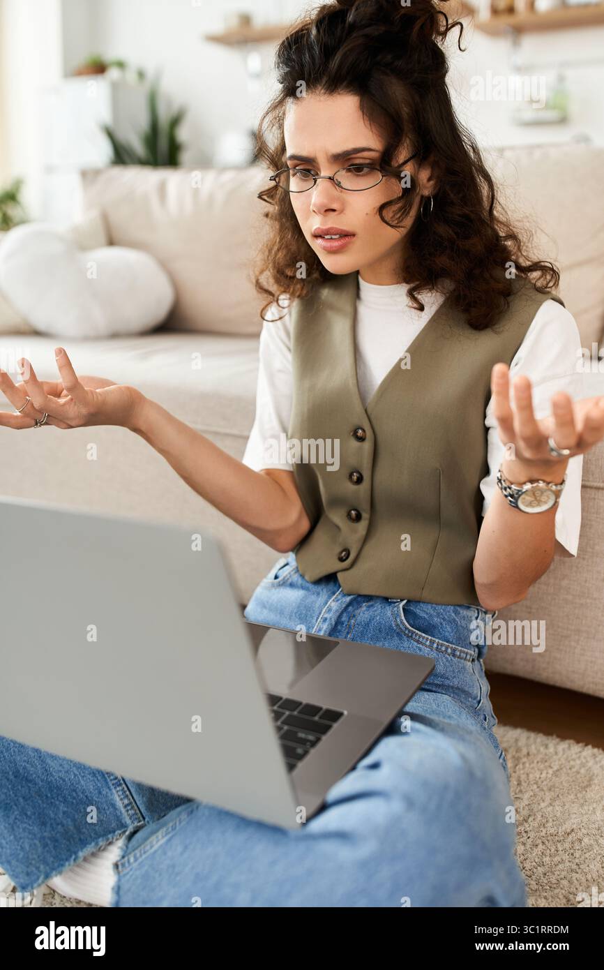 Woman in red top looks hi-res stock photography and images - Alamy