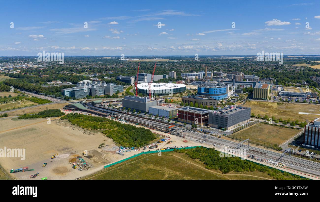 Picture dated July 18th 2025 shows an aerial view of AstraZeneca's ...