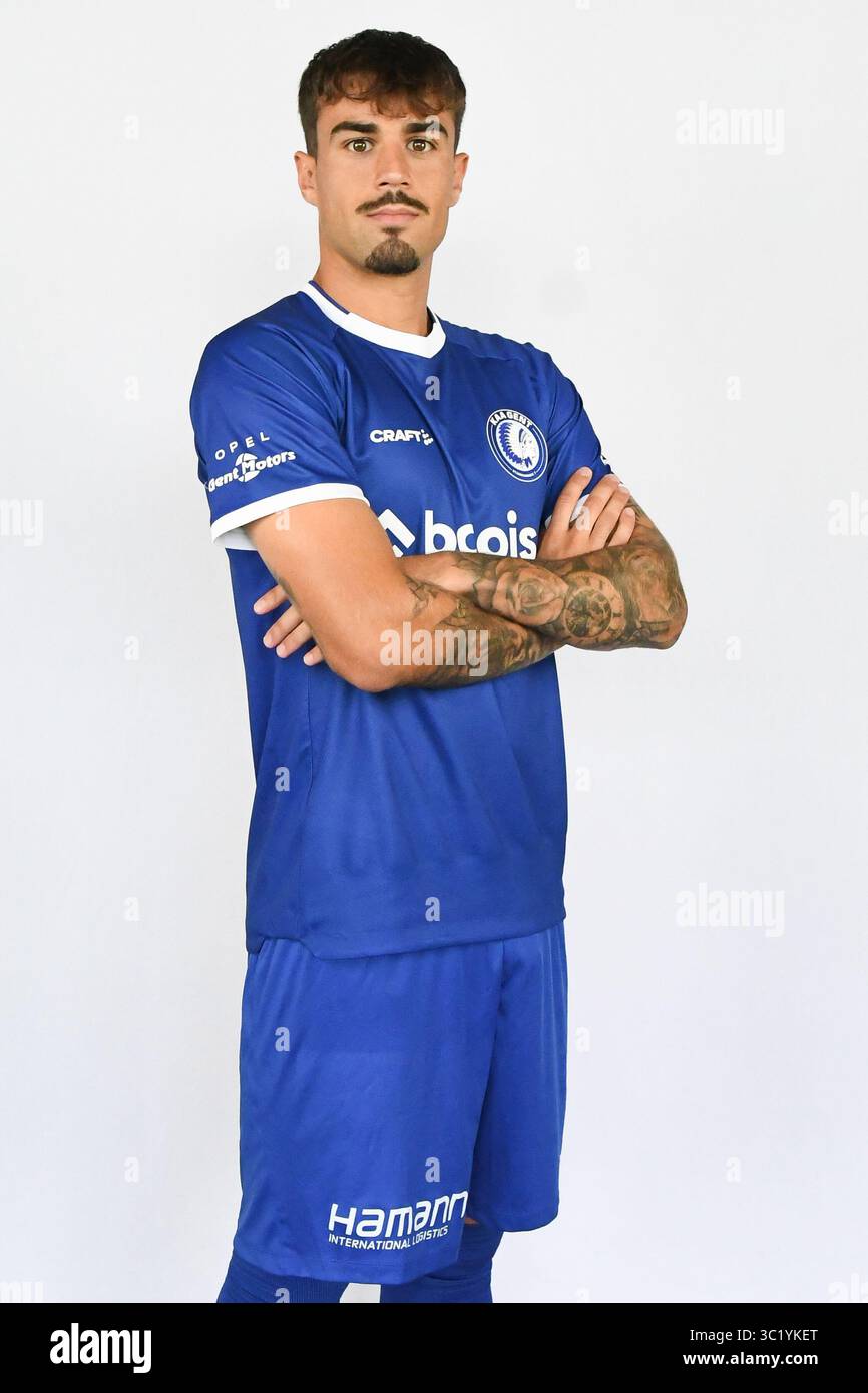 Gent Belgium 23rd July 2025 Gent S Tiago Araujo Poses For A Gent Belgium 23rd July 2025 Gents Tiago Araujo Poses For A Portrait Picture At The 2025 2026 Season Photoshoot Of Belgian Soccer Team Kaa Gent Wednesday 23 July 2025 In Gent Belga Photo Jill Delsaux Credit Belga News Agencyalamy Live News 3C1YKET 