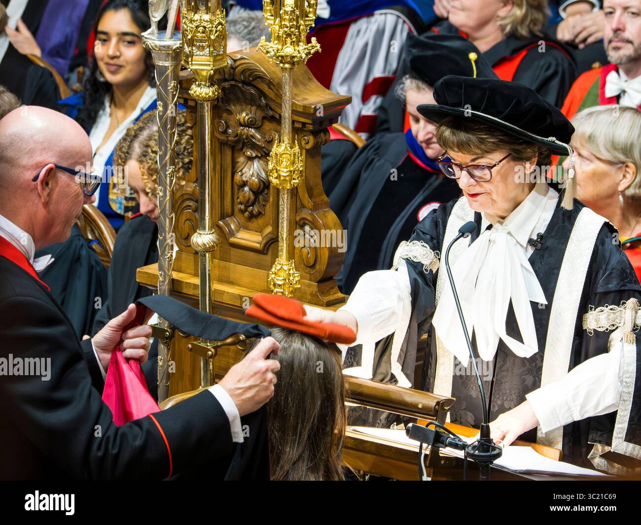 Students Being Graduated, Graduation Ceremony, Dame Sally Mapstone ...