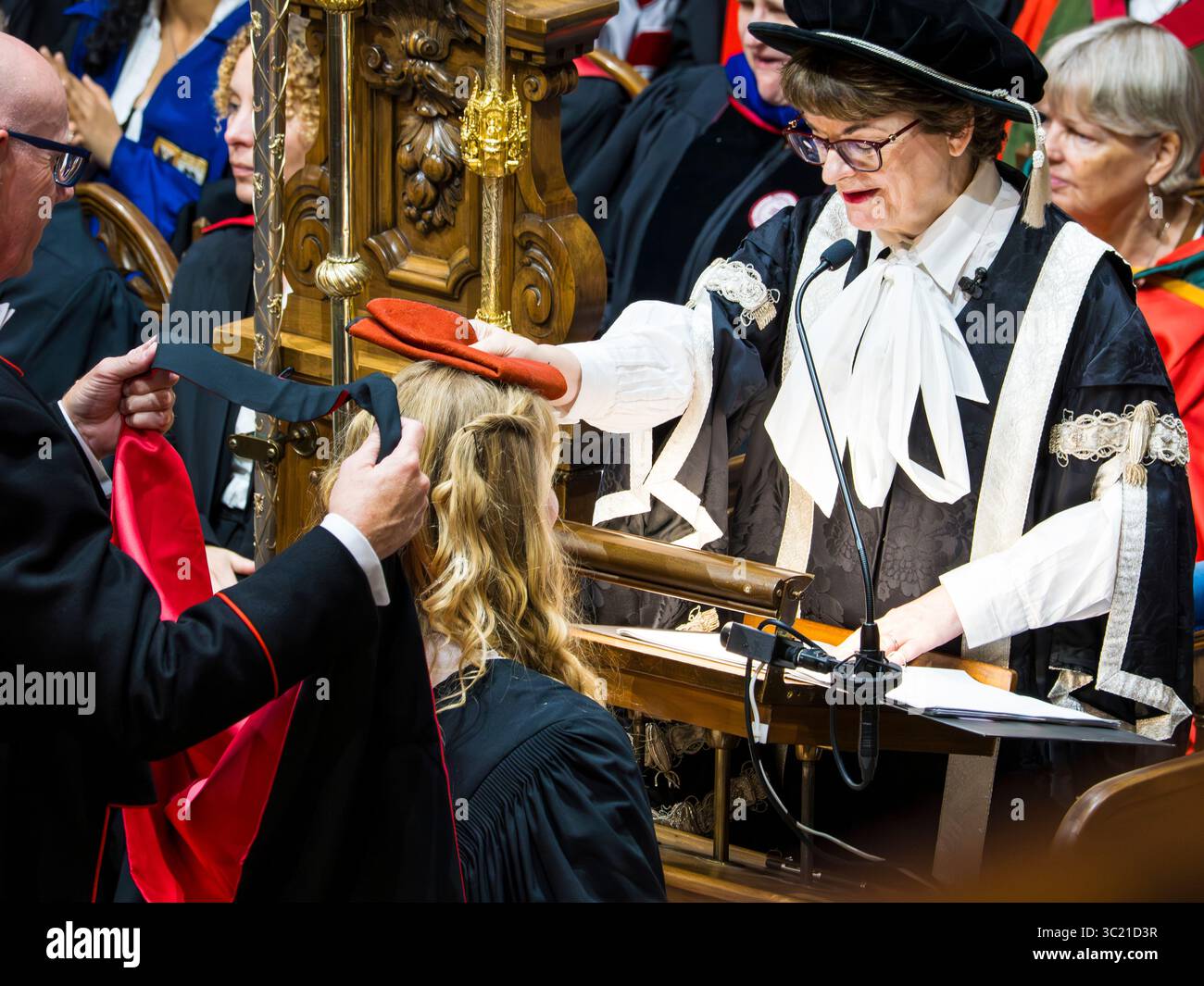 Students Being Graduated, Graduation Ceremony, Dame Sally Mapstone ...