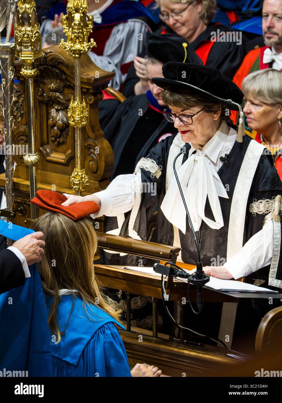 Students Being Graduated, Graduation Ceremony, Dame Sally Mapstone ...