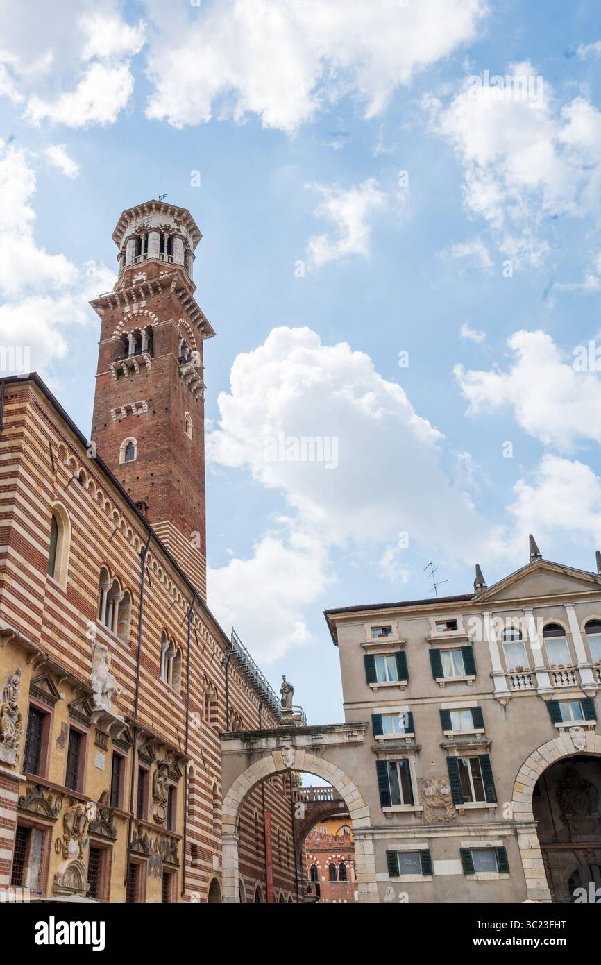 Piazza dei Signori (also known as Piazza Dante) in Verona, Italy — an ...